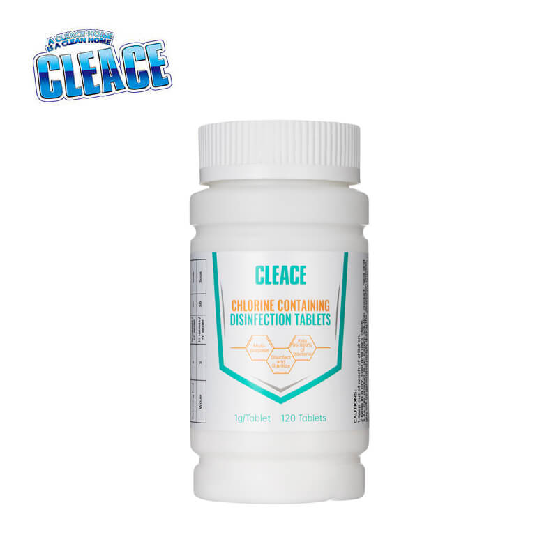 Pastillas desinfectantes que contienen cloro CLEACE